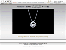 Tablet Screenshot of clarke-mfg.com